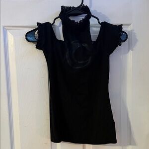 Killstar Black Off the Shoulder Moon Top